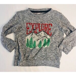 Epic Threads 4T Toddler Boys Long Sleeve Sweater Shirt Scenic Nature Explore